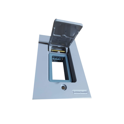 [EI37467] Tapa de Piso simple 4x2 Cromada - Tramontina