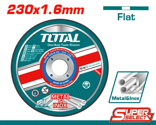 [FC37487] Disco de Corte Metal (230x1.6x22.2mm) - TOTAL