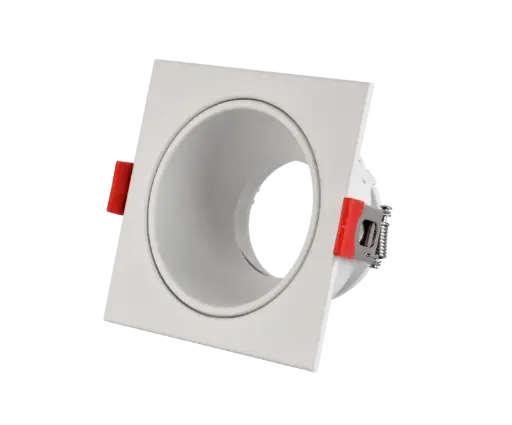 [EI37509] Spot Dicro de Embutir Fijo Antidesl 1L Cuad GU10 Blanco Esme – ZAGA