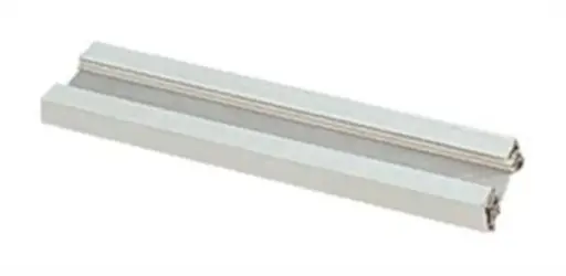 [EI37521] Riel Eléctrico de Aluminio 2 Circuitos 2 metros Blanco - ARGO
