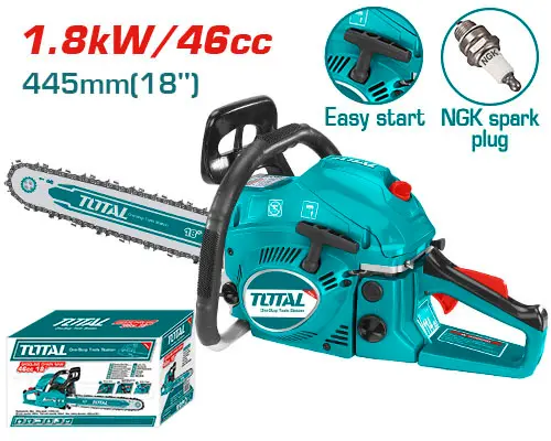 [FC37550] Motosierra a Gasolina 1.8kW 46cc (45cm) - TG5451811 - TOTAL