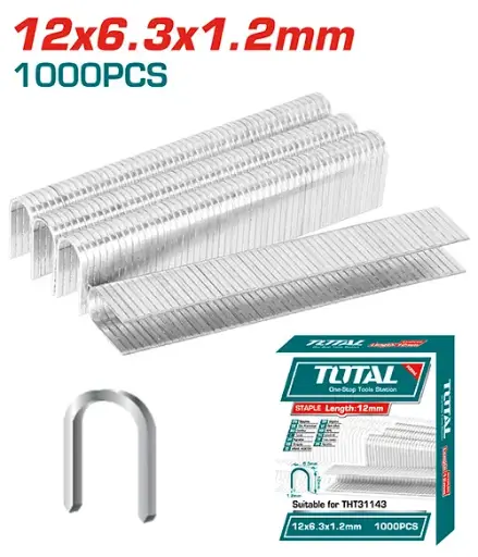 [FF37644] Grapas 12 mm P/ THT31143 (1000 Pzs) - TOTAL