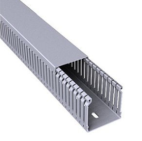 [EC37756] Canal PVC Ranurada Gris 30x30 mm x 2m - Hellermann Tyton