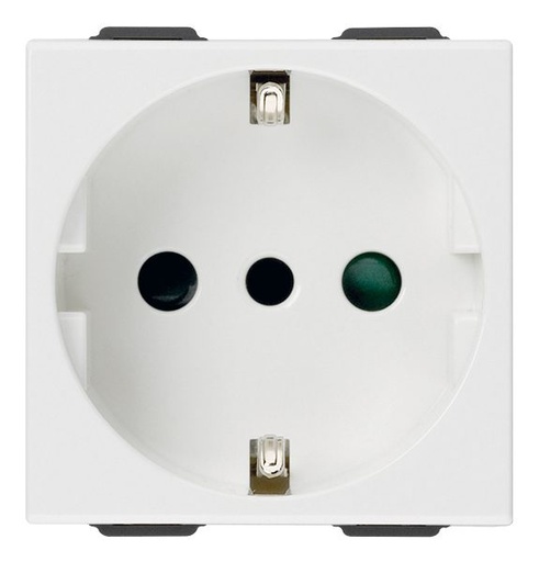 [EI37789] Pico Toma 2P+T 16A P30 c/seguridad Neve Blanco - 09209 VIMAR