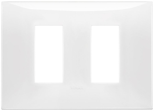 [EI37793] Placa 2 Módulos Neve UP Blanco - 09679.01 VIMAR
