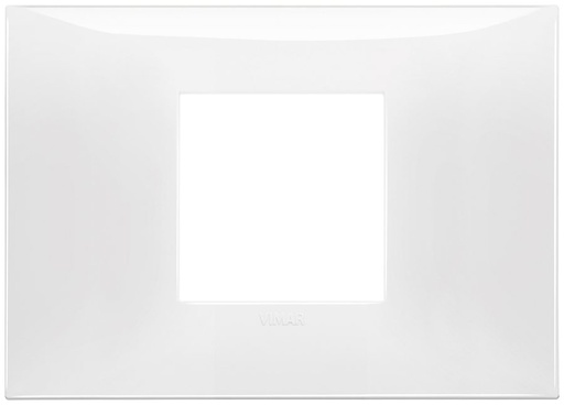 [EI37794] Placa 2 Módulos Centrales Neve UP Blanco - 09672.01 VIMAR