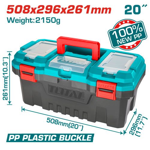 [FH37843] Caja de Herramientas Plástica de 51X30X26CM - Total