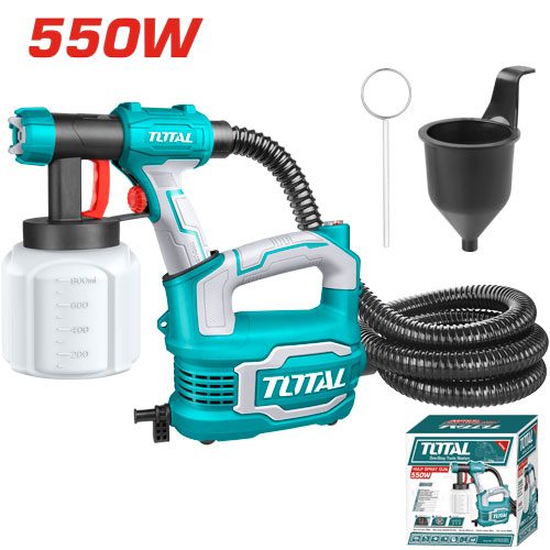 [FH37864] Pistola de Pintura P/ Acabado 550W (pote Plástico) - TT5006 - Total