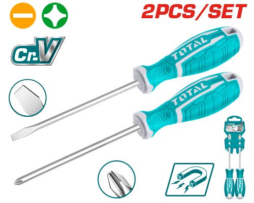 [FH37872] Destornilladores SL6.5 y PH2 125MM (2 Pzs) - Crv - Total