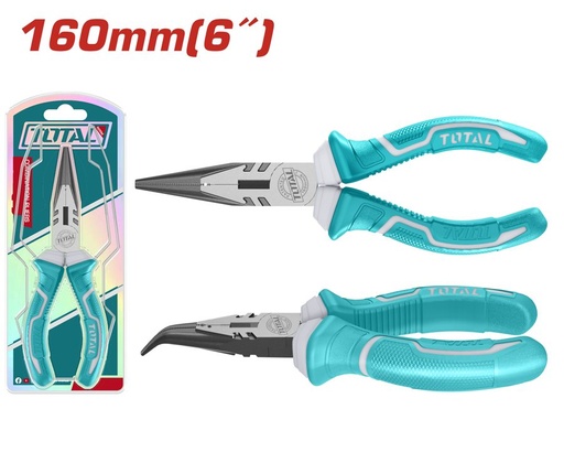 [FH37939] Alicate de Punta Doblada 160MM (mango Profesional) - Total