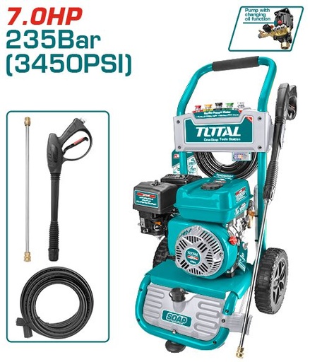 [FH37998] Hidrolavadora a Gasolina 7HP 235BAR 9.5L/MIN - TGT250206 - Total