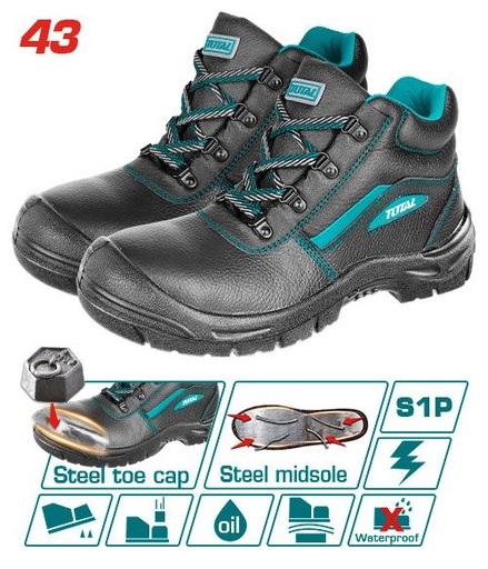 [FH38032] Botas de Seguridad Talla 43 (S1P) - Total