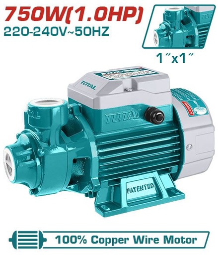 [FH38064] Bomba de Agua Periferica 1HP 52MTS 50L/MTS (1PULG) - Total