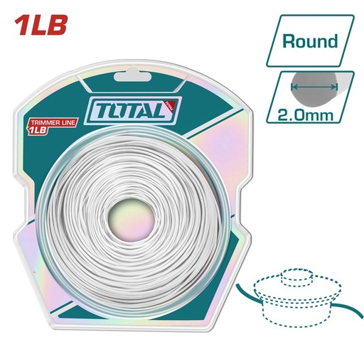 [FH38074] Hilo Trimmer para Desmalezadora 2MMX1LB - Total
