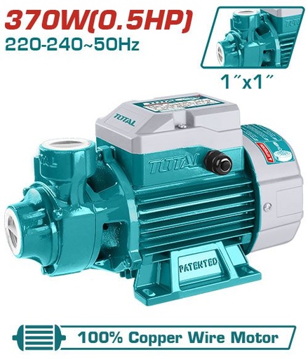 [FH38083] Bomba de Agua Periferica 0.5HP 35MTS 35L/MIN (1 Pulg) - Total