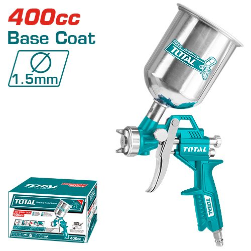 [FH38092] Pistola Neumática para Pintura 400CC - 1.2-1.8MM - Total