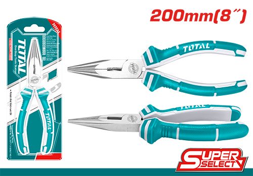 [FH38184] Pinza de Punta Larga 200MM (mango Profesional) - Total