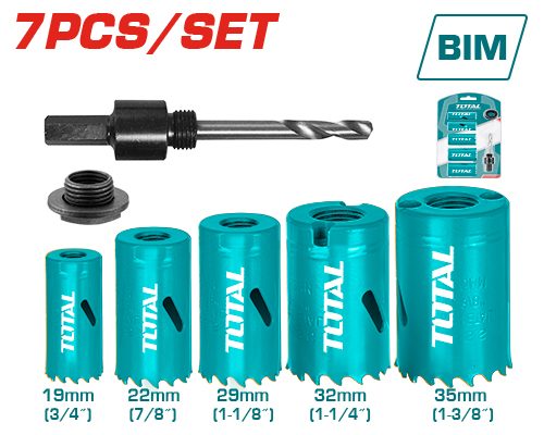 [FH38250] Mechas Copa (sierra Corona) Bimetálicas (7PCS) - Total