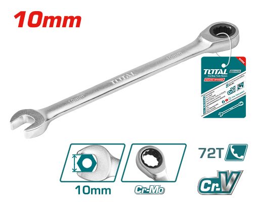 [FH38262] Llave Combinada con Trinquete 10MM 45T - Total