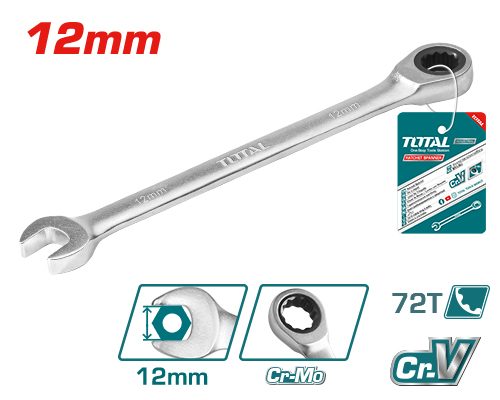 [FH38263] Llave Combinada con Trinquete 12MM 45T - Total