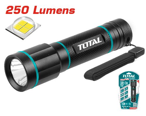[FH38264] Linterna de Bolsillo a Pilas 250LM - Total