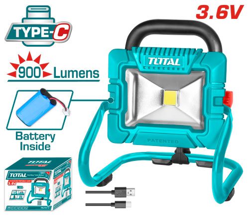 [FH38269] Proyector Led Portátil a Batería Integrada 3.6V 900LM - Total