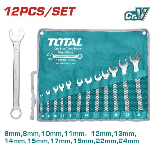 [FH38285] Llaves Combinadas 6-24MM (12 Pzs) - Crv - Total