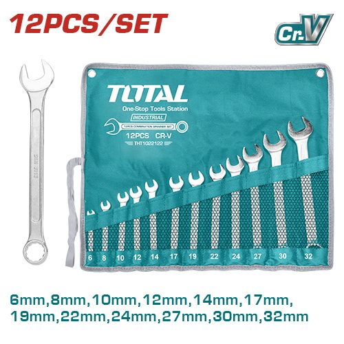 [FH38286] Llaves Combinadas 6-32MM (12 Pzs) - Crv - Total