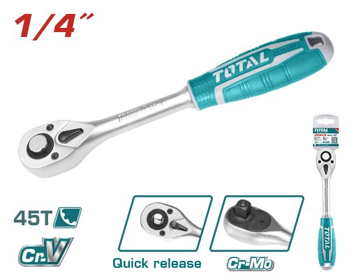 [FH38288] Llave Criquet (carraca) 1/4 Pulg 45T - Crv - Total
