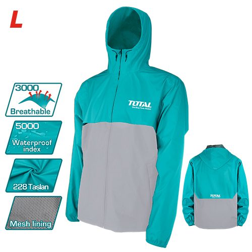 [FE38378] Chaqueta Impermeable Talle L - Total