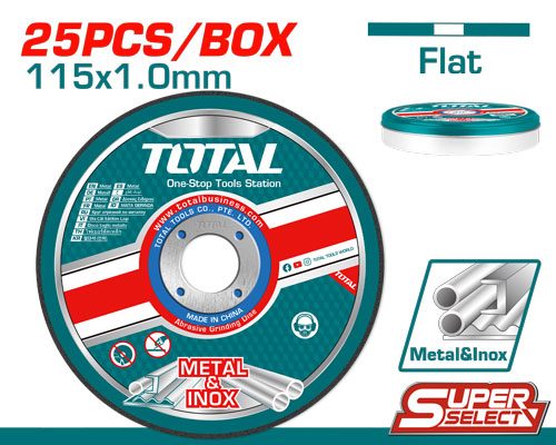 [FH38382] Disco de Corte Metal 115X1.0MM (25 Pzs) - Total
