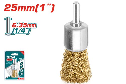 [FH38432] Cepillo de Alambre Lapiz 25MM (vástago 1/4) - Total