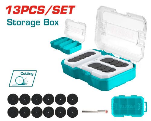 [FH38458] Accesorios de Corte P/ Rectificador 3MM (minitorno) (13 Pzs) - Total
