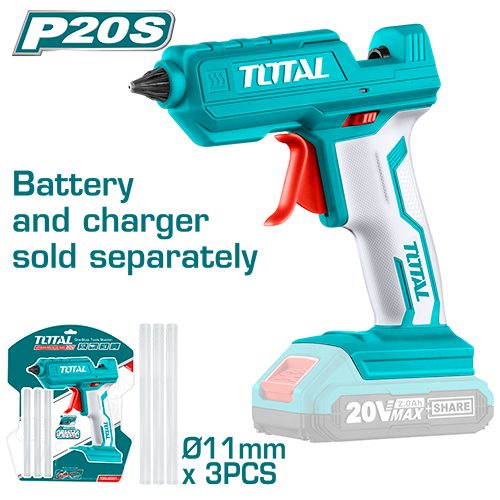 [FH38475] Pistola de Silicona a Batería 20V - sin Bat - TGGLI2001 - Total (outlet) - Total