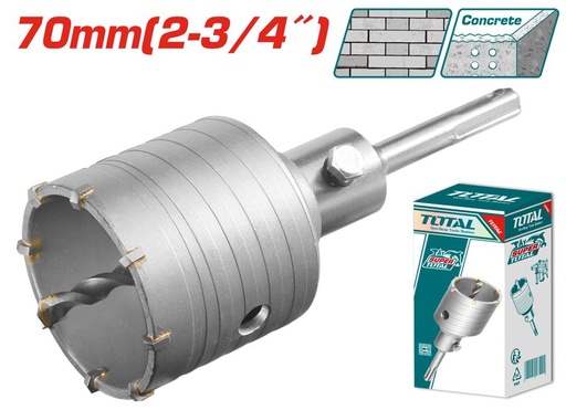 [FH38499] Mecha Copa (sierra Corona) Diamantada (p/ Concreto) 70MM - Total