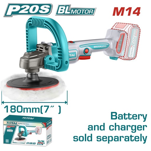 [FH38527] Pulidora a Bateria 20V 180MM Bl - sin Bat - TAPLI2018 - Total