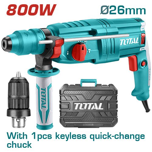 [FH38534] Rotomartillo 800W 26MM (portabrocas Cambio Rápido) - TH308268-2 - Total
