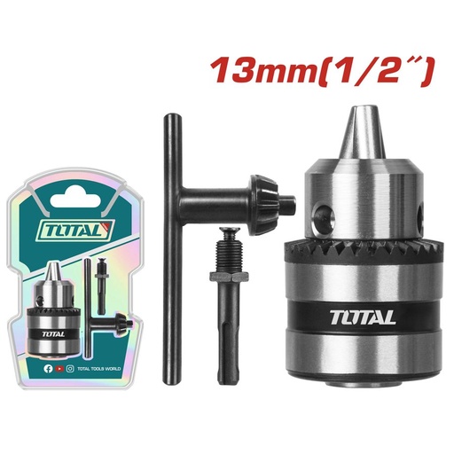[FH38558] Adaptador de Mandril Sds Plus a Mandril para Mechas de Taladro 13MM - Total
