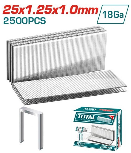 [FH38592] Grapas de Corona de 25 Mm (2500 Pzs) - Total