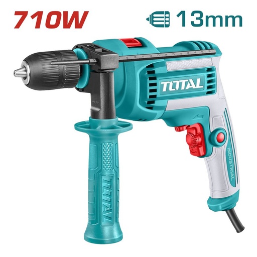 [FH38668] Taladro Percutor 710W 13MM (mandril Plastico) - TG10713662 - Total