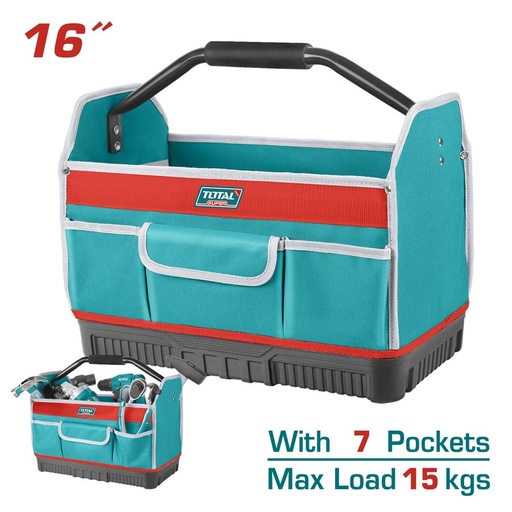 [FH38678] Bolso de Herramientas Mango Rigido (16PULG) 41X23X22CM - Total