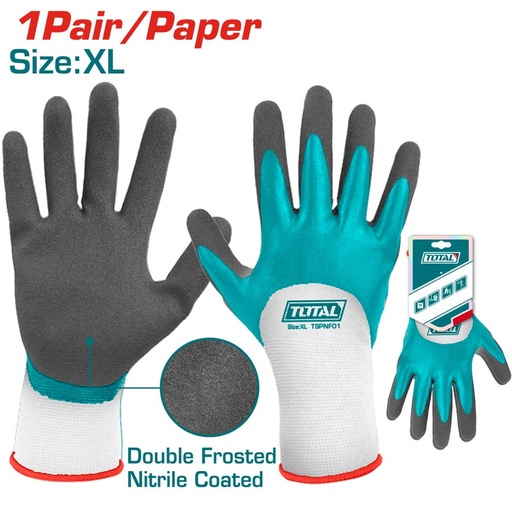 [FE38682] Guantes de Nitrilo Texturizado Xl - Total