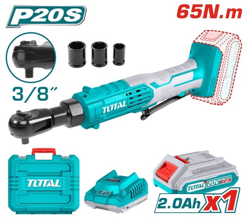 [FH38702] Llave Criquet a Batería 20V - Bat/car - TDRLU2060152 - Total