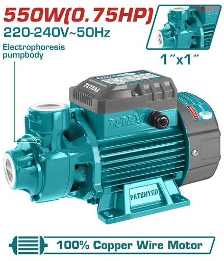 [FM38723] Bomba de Agua Periferica 0.75HP 45MTS 45L/MIN (1PULG) - Total
