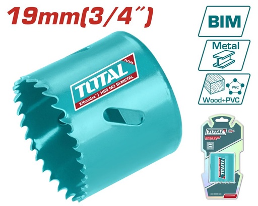 [FH38732] Mecha Copa (sierra Corona) Bimetálica 19MM (p/ Multimaterial) - Total