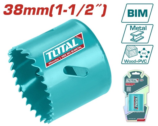 [FH38737] Mecha Copa (sierra Corona) Bimetálica 38MM (p/ Multimaterial) - Total
