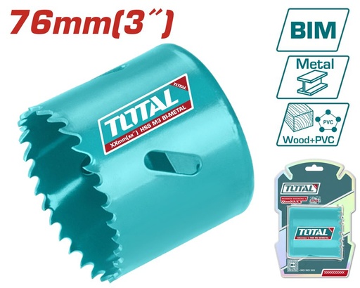 [FH38744] Mecha Copa (sierra Corona) Bimetálica 76MM (p/ Multimaterial) - Total
