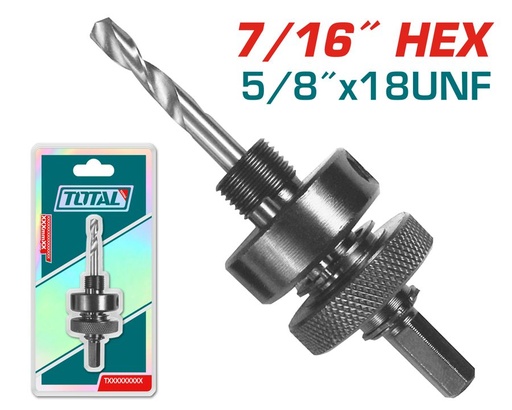 [FH38748] Eje para Mechas Copas (sierra Corona) de 32 a 210MM (vástago 11MM) - Total