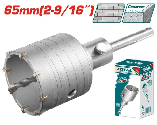 [FH38769] Mecha Copa (sierra Corona) Diamantada (p/ Concreto) 65MM - Total