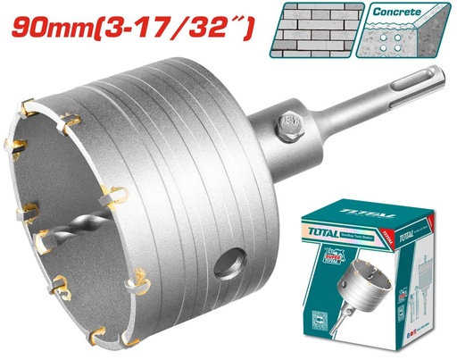 [FH38773] Mecha Copa (sierra Corona) Diamantada (p/ Concreto) 90MM - Total
